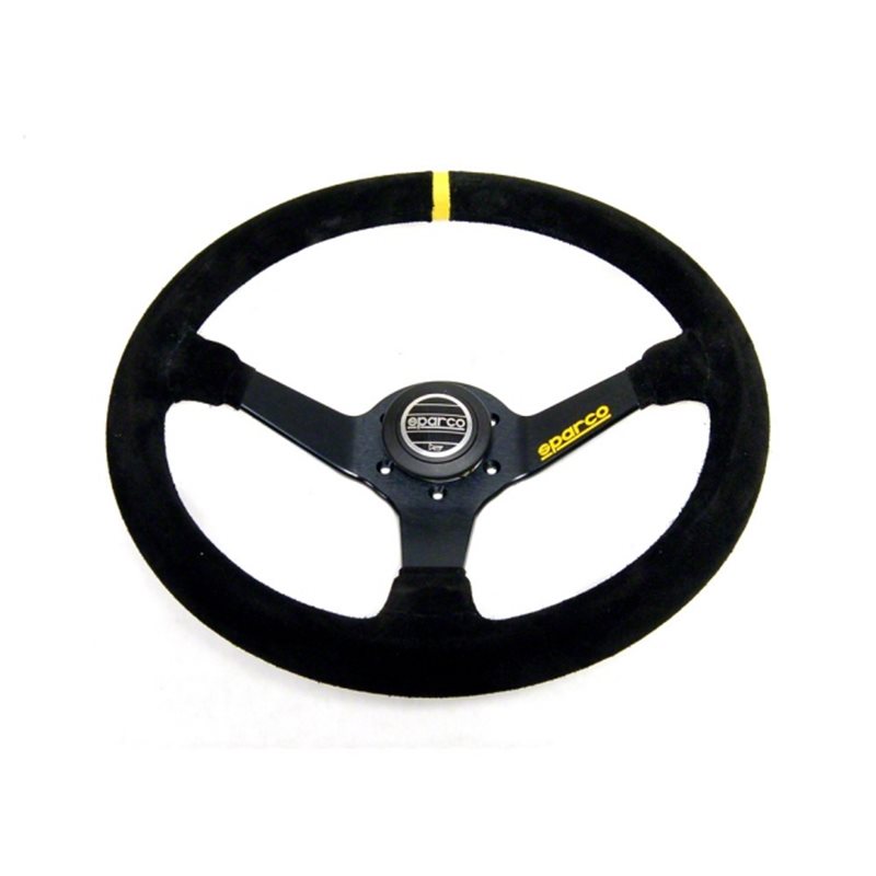 Sparco Racing 345 - Volant en Suede Noir de 350mm - Elegant Drift Shop