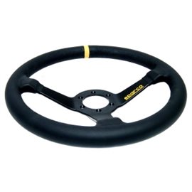 Sparco Racing 345 - Black Leather Steering Wheel 350mm