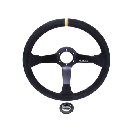 Sparco Racing 325 - Black Suede Steering Wheel 350mm ( Super Deep ) 