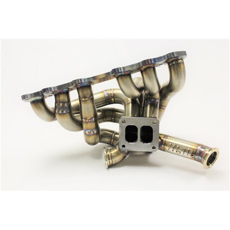 KLM Turbo Manifold - 2JZ avec Twin 44mm Wastegate, Bride T4 "Twin Scroll"