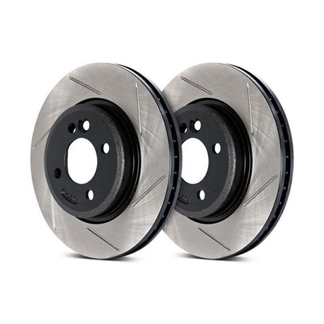 StopTech - Slotted Rotor (Pair) - Nissan 350Z & Infiniti G35 w/BREMBO Calipers