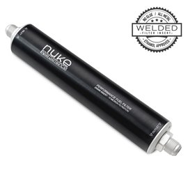 Nuke Performance - Fuel Filter 200mm 10 micron AN-10 (stainless steel filter element)