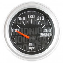 Autometer 2-1/16" Oil Temp 100-250'F Electric HOONIGAN Gauge