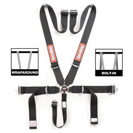 RaceQuip Sportsman Camlock Harness - Black