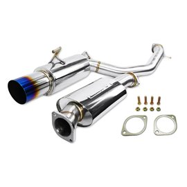 ISR Performance GT Single Exhaust With Burnt Tip - Nissan 370Z