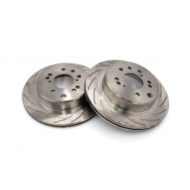 ROFU - Max Street Friction Rotors Arrière à fentes PAIRE - Nissan 300ZX Z32 - 4 & 5 LUG