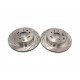 ROFU - Max Street Friction Slotted Rear Rotors PAIR - Nissan 300ZX Z32 - 4 & 5 LUG