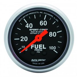 Autometer Fuel Pressure MECH Sport-Comp Gauge