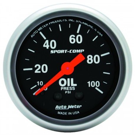 Autometer Oil Pressure MECH Sport-Comp Gauge