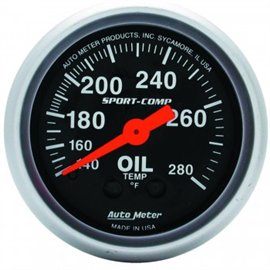 Autometer Oil Temp MECH Sport-Comp Gauge