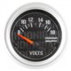 Autometer 2-1/16" Voltmeter 18V Electric HOONIGAN Gauge