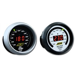 AEM Digital Oil/Transmission/Water Temperature Gauge. 100~300F ****OPEN BOX / NEW ****