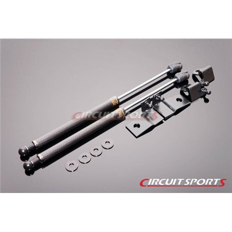 Circuit Sports - SCION FR-S / BRZ CARBON ENGINE HOOD DAMPER