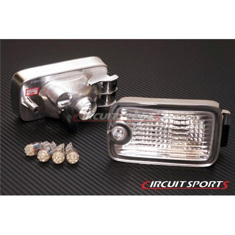 Circuit Sports - NISSAN 180SX TYPE-X DUAL POSTS LED FRONT POSITION LIGHTS