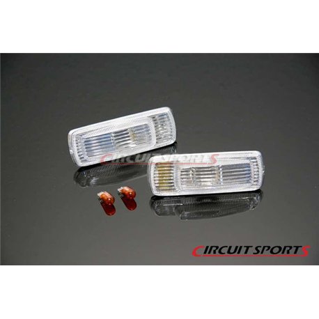 Circuit Sports - NISSAN 180SX/S13 CLEAR SIDE MARKERS