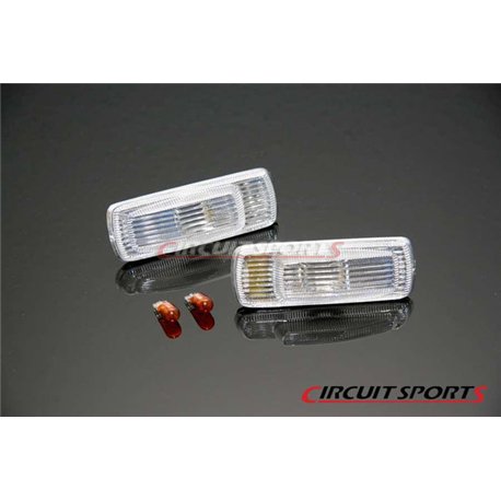 Circuit Sports - NISSAN 180SX/S13 CLEAR SIDE MARKERS