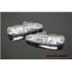Circuit Sports - NISSAN 180SX CHUKI CRYSTAL CLEAR FRONT TURN SIGNALS (TEAR DROP STYLE)