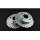 P2M - TOYOTA AE86 GTS SLOTTED / DRILLED REAR BRAKE ROTORS (PAIR)