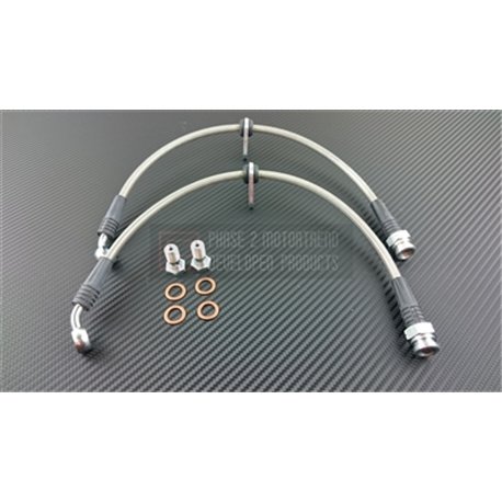 P2M - HONDA S2000 AP2 STEEL BRAIDED REAR BRAKE LINES