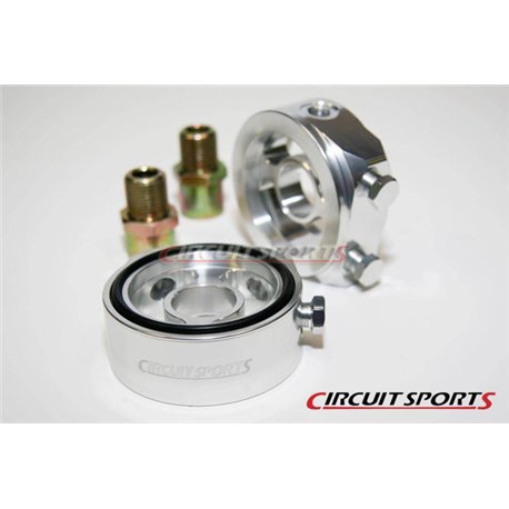 Circuit Sports - OIL FILTER SANDWICH ADAPTER (FOR 1/8NPT SENSOR/GAUGES)