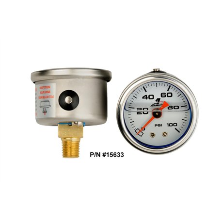 Aeromotive Fuel Pressure Gauge 0-100psi