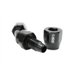 ISR Performance Black Anodized AN Hose End Fittings - 45 Degrees