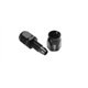ISR Performance Black Anodized AN Hose End Fittings - Straight