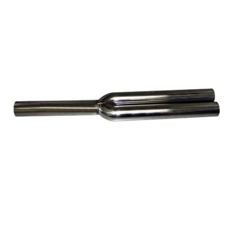 ISR Performance Universal 3" Dual Tips ~40" Length. 16" to Dual 24"