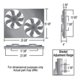 Derale High Output Dual 12" Rad Fan Shroud Kit