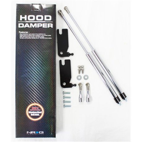NRG - Hood Damper Kit Polished - Civic