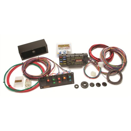 Painless 10 Circuit Chassis Harness With Switch Panel