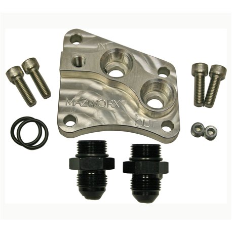 Mazworx SR20DET RWD Oil Block Adapter