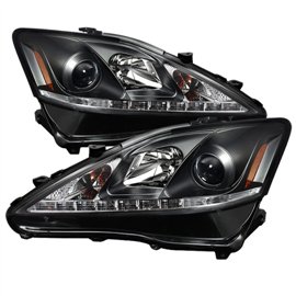 Spyder Headlight Projector Lexus IS250/350 06-10 Black
