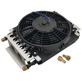 Derale Oil Cooler With Electric Fan