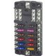 BlueSea Fuse Block - 12 Circuit w/ Negative Bus