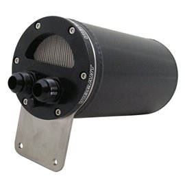 Vibrant Performance Catch Can - Filter Integrated / Black Anodized